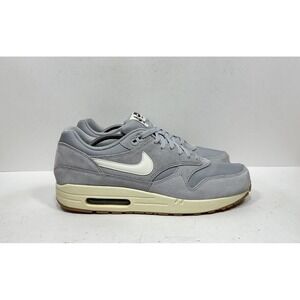 Nike Air Max 1 Matte Silver Men's Size 12 Grey Sneakers 537383-015 Shoes